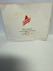 Vintage 1980 Silva Ranger Compas Instruction Manual EC