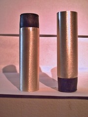walking stick tip BRASS with HARD RUBBER bottom made for a 3/4″ stick bottom USA