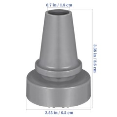 1PC Inner Diameter Rubber Head Crutch Antislip Tips Walking Stick Feet