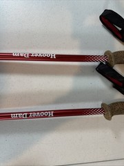 Hoover Dam 2-Piece Fitness Walking Poles Red