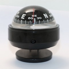 Voyager Compass Outside Car Compass Dashboard Bracket Mount Compass