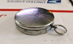 Vintage Camp Trails Company Compass Monogram D Made In Japan Stainless Steel