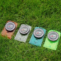 4-Pack Outdoor Compass with Adjustable Declination, Magnifier, Ruler, Scale