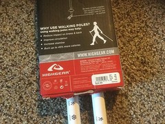 New HighGear Expert Trekking Poles for Hiking and Walking. Base Camp Series.