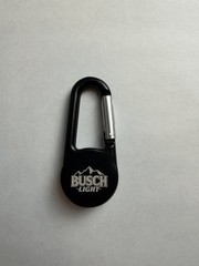Black Lightweight Plastic Carabiner Compass for Hiking Direction ~Busch Light