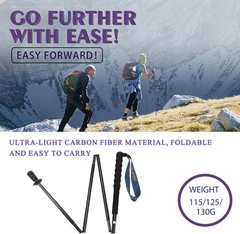 Portable Ultralight Carbon Fiber Trekking Poles – Compact & Durable for Hikers