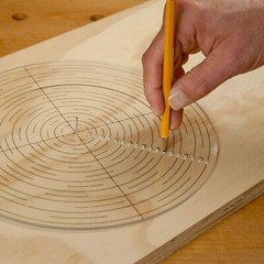 Precision 10″ Center Finder for Woodturning and DIY Projects – Easy to Use