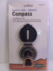 Compass Lensatic High Impact Plastic Case Stansport 550-P NEW Free Shipping