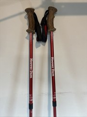 Hoover Dam 2-Piece Fitness Walking Poles Red