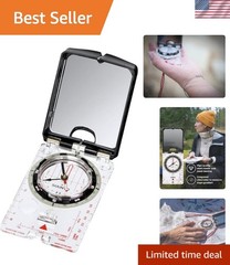MC-2 Adventure Compass: Durable Design with Lanyard for On-the-Go Navigation
