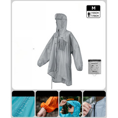 PU5000 Waterproof Raincoat 15D Silicone Coated Nylon for Outdoor Heavy Rain