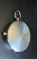 Vintage Dinsmore Instrument Co Safety Pin Compass Pocket Watch Style Japan