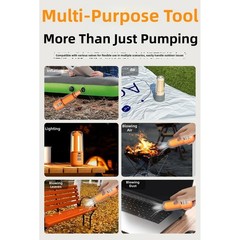 Rechargeable 430L/min Air Pump 4.0KPA Portable Inflator for Pools Floats