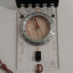 Silva The Ranger Type 15T Compass Mirror Sighting Vintage Sweden Lanyard