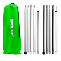 SANLIKE Tent Poles for Tarp, 6.6′ (Length only), – Set of 2 – 0.75” Dia
