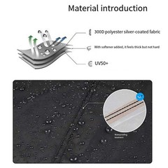 Motorcycle Cover for Standard and Off Road Bikes with Reflective Safety Strips