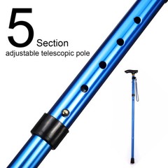Trekking Walking Hiking Sticks Anti-shock Folding Lightweight Alpenstock Poles