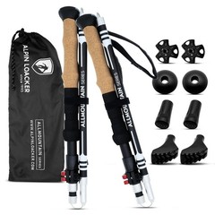 Collapsible Trekking Poles for Hiking I Aluminium Hiking Poles Ultra Lightweight