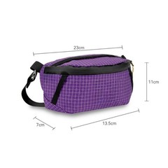 Compact hiking waist bag with multiple pockets waterproof For Dyneema material