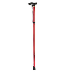 1Pc Walking Cane Aluminum Alloy Walking Stick Adjustable Folding Travel Hiking S