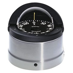 Ritchie SS Navigator Compass w/Binnacle Mount 4.5 In Dial Silver/Black DNP-200