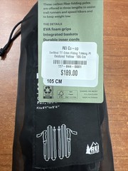 REI Co-op Swiftland TT Carbon Folding Trekking Poles Pair 105cm – New With Tags