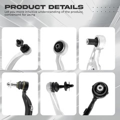 Front Suspension Control Arm Compatible With 2007-2017 2007-17 Le-xus LS460 RWD