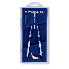 STAEDTLER Comfort Metal Quick Setting 6″ Compass 2 Piece Set Universal Adapte…