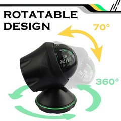Adjustable Navigation Compass Direction Guide Ball for Boat Truck Car Golf Cart