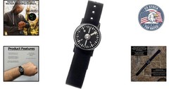 Tritium Wrist Compass J582T – Military-Grade Glow Compass for Night Adventures