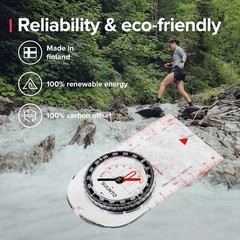 A-30 Compass: Compact, hiking compass with luminous markings in low light