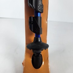 Single Trekking Pole Blue 4.5′ Adjustable Collapsible Hiking Walking Stick