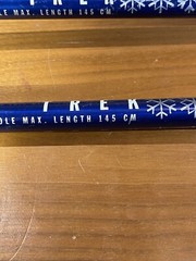 Blue ll Bean Snow Trek Hiking Retractable Hiking Stick