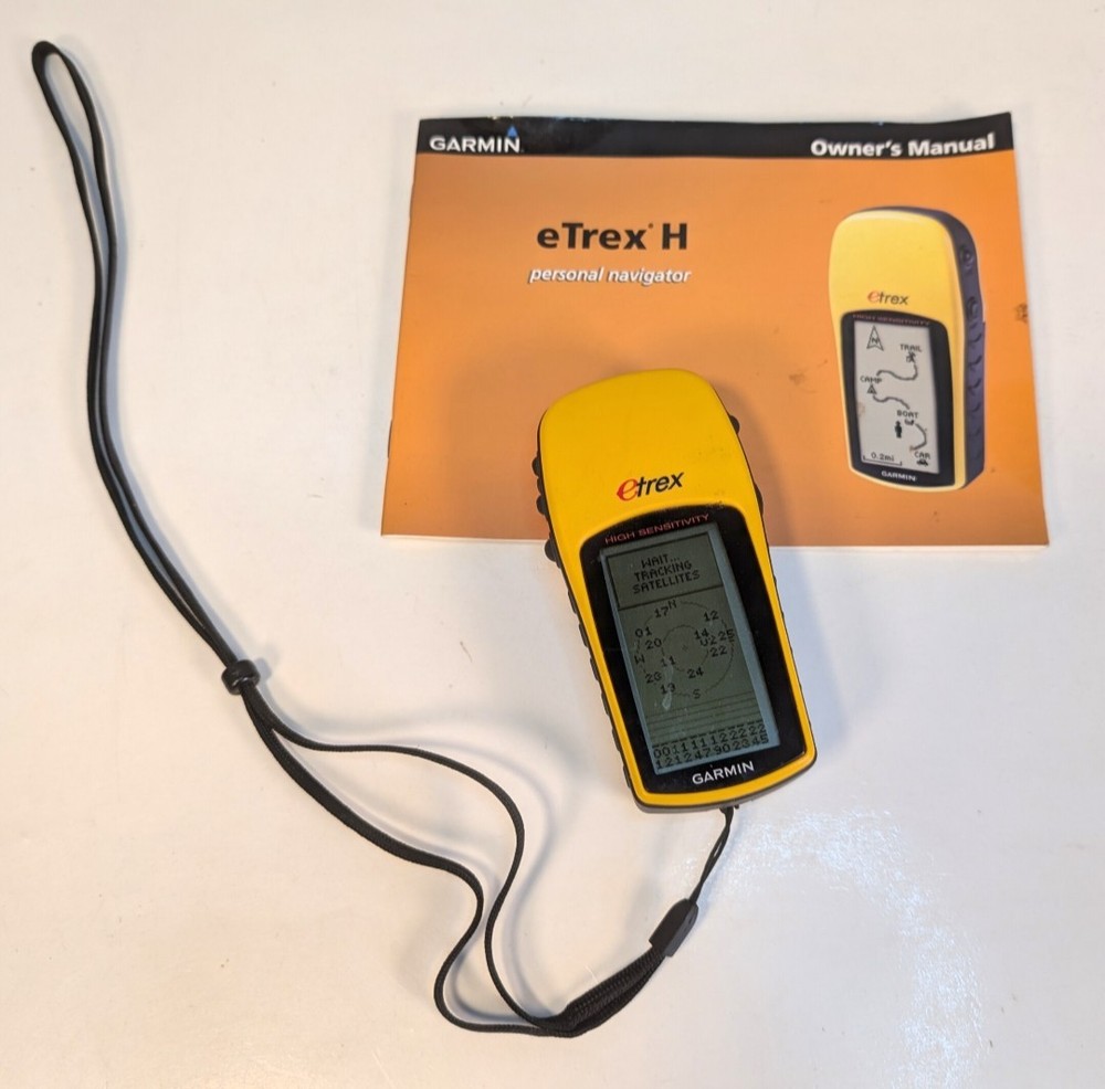 Garmin eTrex H Hiking GPS High Sensitivity Handheld GPS, works great