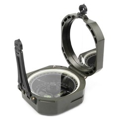 Pocket Transit Army Geology Compass for Outdoor Hiking Camping Survival Marching