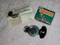 Vintage W.F.S Engineers’ Lensatic Compass For Scouts Plastic Case