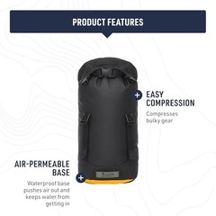 Sea to Summit eVac Heavy Duty Compression Dry Bag, Waterproof Dry 8 Liter