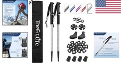 Durable Aluminum Trekking Poles – Lightweight, Collapsible for Hiking Adventures
