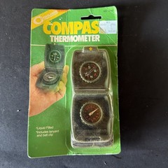 Vintage Coghlan’s Compass w/ Thermometer New & Sealed. RARE