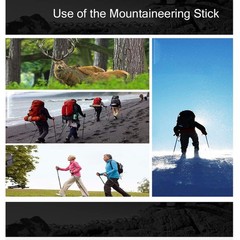Walking Stick, Folding, Walking Stick, Cork, Breathable, Trekking, Shockproof, Ru…