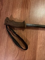 Chimney Rock Adjustable Walking Stick With Compression Tip- Pistol Grip Handle