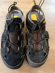 TEVA Men’s Black Gray Outdoor Hiking Sandals Sz 13 Water Sports Camping Trail