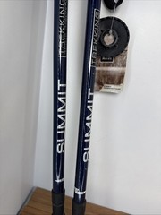 New Komperdell REI Summit Trekking Poles Hiker 1075-T6 3 Section New
