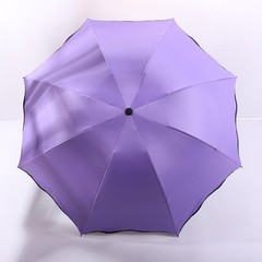 Color-Changing Umbrella 210T Polyester Material 280g Weight 8 Fiberglass Ribs