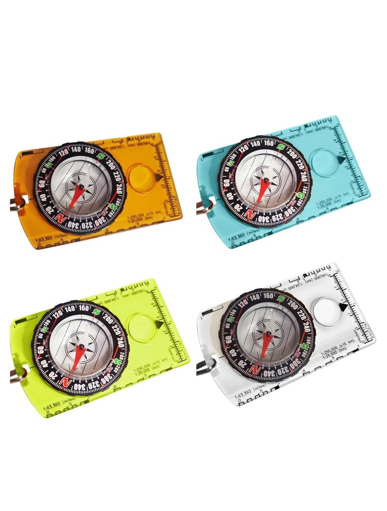 4pcs Multi-Colored Outdoors Magnetic Compass, Kids Hiking Gear Ideal for Boy …
