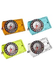 4pcs Multi-Colored Outdoors Magnetic Compass, Kids Hiking Gear Ideal for Boy …