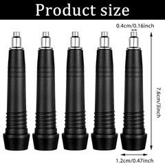 5Pcs Hiking Pole Carbide Tips Trekking Pole Replacement Tips Walking Sticks Tip