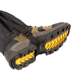 Adjustable Hiking Gaiters Boot Cover Anti Slip Elastic Middle Cord 135g