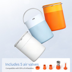 Electric Air Pump for Outdoor Gear Inflation Deflation and Reliable 15hr Light