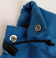 Chouinard Gators Vintage Blue Size M w/ Zippers, Snaps, and Buckles *Z5571